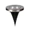 Glitzhome® 5.25" Solar Powered LED Pathway Ground Lights Set